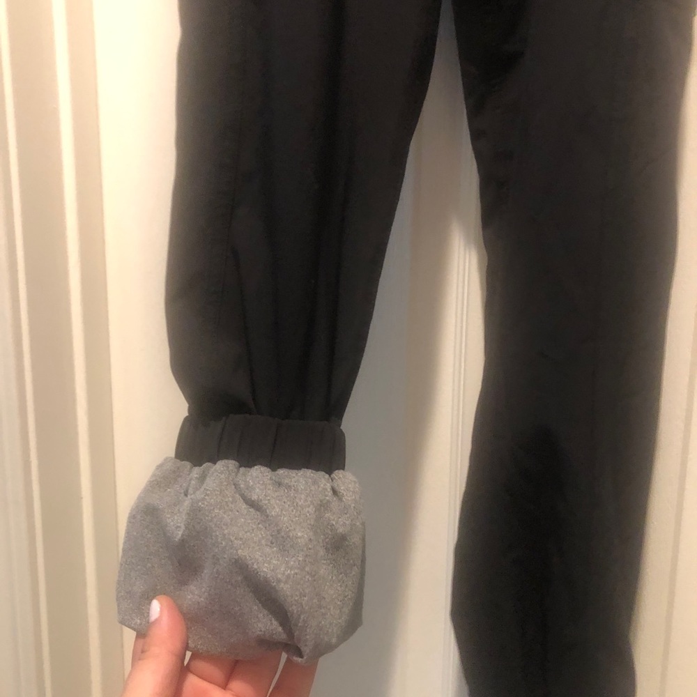 Athleta -Black double lined winter/snow pants